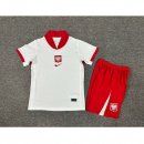 Maglia Polonia Home Bambino 2024 2025 Maglia Polonia Home Bambino 2024 2025
