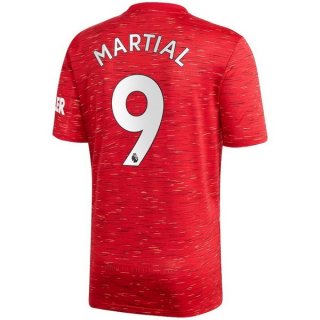 Maglia Manchester United NO.9 Martial Home 2020 2021 Rosso