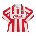 Thailandia Maglia Chivas Home ML 2020/2021 Rosso Bianco Thailandia Maglia Chivas Home ML 2020/2021 Rosso Bianco