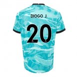 Maglia Liverpool NO.20 Diogo Jota Away 2020 2021 Blu