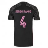 Maglia Real Madrid Terza NO.4 Sergio Ramos 2020 2021 Nero
