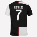 Maglia Juventus NO.7 Ronaldo Home 2019 2020 Bianco Nero Maglia Juventus NO.7 Ronaldo Home 2019 2020 Bianco Nero