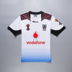 Thailandia Maglia Fiyi RLWC Champions 2017 2018 Bianco Thailandia Maglia Fiyi RLWC Champions 2017 2018 Bianco