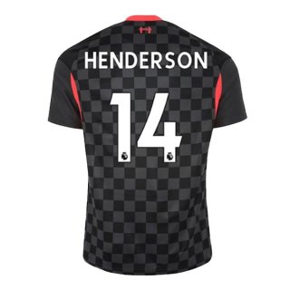 Maglia Liverpool NO.14 Henderson Terza 2020 2021 Nero