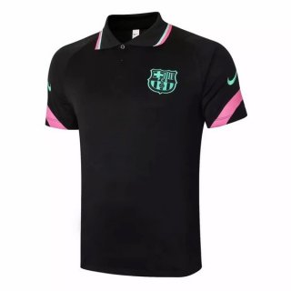 Polo Barcellona 2020-2021 Nero Verde Rosa