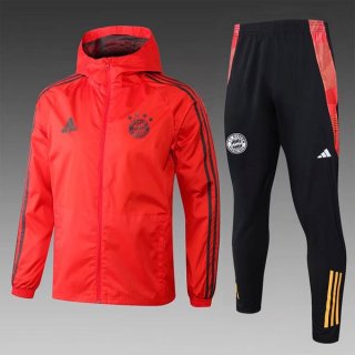 Giacca a vento Bayern Monaco Set Completo 2025 2026 Rosso