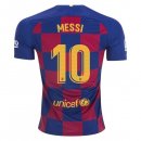 Maglia Barcellona NO.10 Messi Home 2019 2020 Blu Rosso