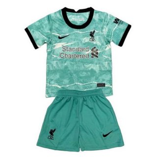 Maglia Liverpool Away Bambino 2020 2021 Verde