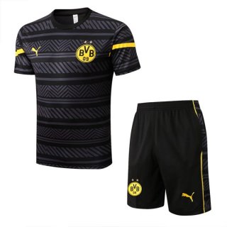 Maglia Formazione Borussia Dortmund Set Completo 2022 2023 Grigio
