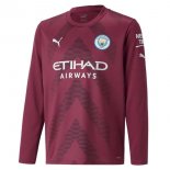 Thailandia Maglia Manchester City Portiere ML 2022 2023 Rosso