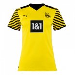 Maglia Borussia Dortmund Home Donna 2021 2022 Giallo