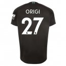 Maglia Liverpool NO.27 Origi Terza 2019 2020 Nero