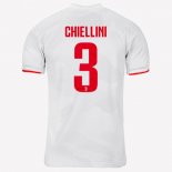 Maglia Juventus NO.3 Chiellini Away 2019 2020 Grigio Bianco