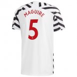 Maglia Manchester United NO.5 Maguire Terza 2020 2021 Bianco