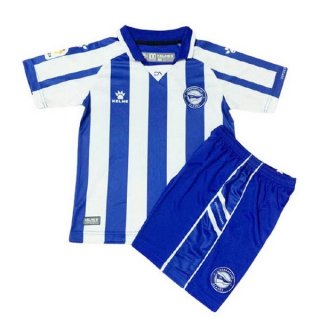 Maglia Deportivo Alavés Home Bambino 2020 2021 Blu