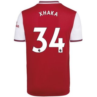 Maglia Arsenal NO.34 Xhaka Home 2019 2020 Rosso