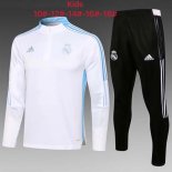 Bambino Giacca Real Madrid 2022 Bianco Nero Bambino Giacca Real Madrid 2022 Bianco Nero
