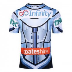 Thailandia Maglia Cronulla Sharks 2017 2018 Blu Thailandia Maglia Cronulla Sharks 2017 2018 Blu
