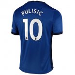 Maglia Chelsea NO.10 Pulisic Home 2020 2021 Blu