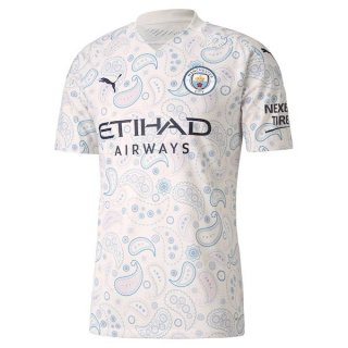 Thailandia Maglia Manchester City Terza 2020 2021 Bianco