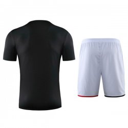Maglia di Formazione Set Completo AC Milan 2019 2020 Nero Bianco