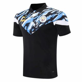 Polo Manchester City 2020-2021 Nero Blu