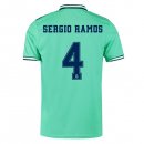 Maglia Real Madrid NO.4 Sergio Ramos Terza 2019 2020 Verde Maglia Real Madrid NO.4 Sergio Ramos Terza 2019 2020 Verde