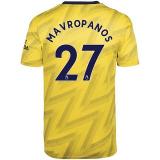Maglia Arsenal NO.27 Mavropanos Away 2019 2020 Giallo