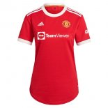 Maglia Manchester United Home Donna 2021 2022 Rosso
