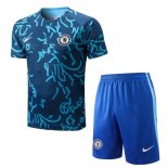 Maglia Formazione Chelsea Set Completo 2022 2023 Blu