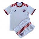 Maglia Cile Away Bambino 2022 Bianco Maglia Cile Away Bambino 2022 Bianco