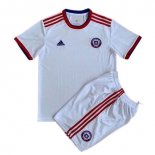 Maglia Cile Away Bambino 2022 Bianco Maglia Cile Away Bambino 2022 Bianco