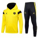 Felpa Cappuccio Paris Saint Germain 2023 2024 Giallo