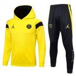 Felpa Cappuccio Paris Saint Germain 2023 2024 Giallo Felpa Cappuccio Paris Saint Germain 2023 2024 Giallo