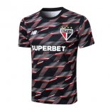 Maglia Formazione Sao Paulo 2024 2025 Nero Rosso Maglia Formazione Sao Paulo 2024 2025 Nero Rosso