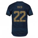 Maglia Real Madrid NO.22 Isco Away 2019 2020 Blu