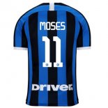 Maglia Inter Milan NO.11 Moses Home 2019 2020 Blu