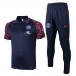 Polo Set Completo Paris Saint Germain 2020 2021 Nero Rosso Polo Set Completo Paris Saint Germain 2020 2021 Nero Rosso
