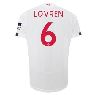Maglia Liverpool NO.6 Lovren Away 2019 2020 Bianco