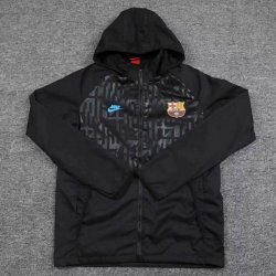 Felpa a vento Barcellona 2020 2021 Nero