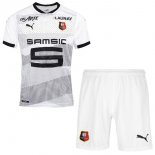 Maglia Stade Rennais Away Bambino 2020 2021 Bianco Maglia Stade Rennais Away Bambino 2020 2021 Bianco