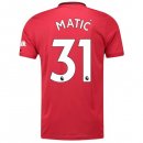 Maglia Manchester United NO.31 Matic Home 2019 2020 Rosso Maglia Manchester United NO.31 Matic Home 2019 2020 Rosso