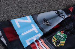 Thailandia Maglia Manly Sea Eagles Falcon 2017 2018 Nero Thailandia Maglia Manly Sea Eagles Falcon 2017 2018 Nero