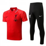 Polo Liverpool Set Completo 2022 2023 Rosso