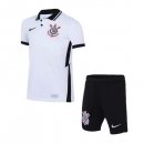 Maglia Corinthians Paulista Home Bambino 2020 2021 Bianco