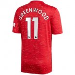 Maglia Manchester United NO.11 Greenwood Home 2020 2021 Rosso