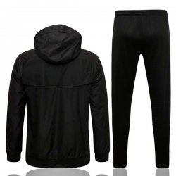 Giacca a vento PSG 2022 Set Completo Nero Giacca a vento PSG 2022 Set Completo Nero