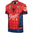Thailandia Maglia Sydney Roosters Spider Man 2017 2018 Rosso Thailandia Maglia Sydney Roosters Spider Man 2017 2018 Rosso