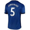 Maglia Chelsea NO.5 Jorginho Home 2020 2021 Blu Maglia Chelsea NO.5 Jorginho Home 2020 2021 Blu