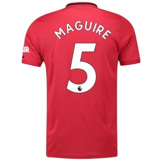 Maglia Manchester United NO.5 Maguire Home 2019 2020 Rosso